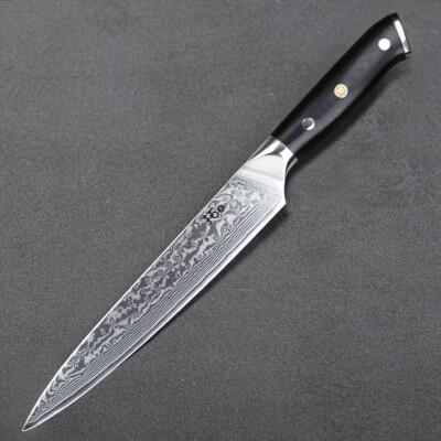 21cm Fleischmesser Japan VG10 Damaststahl Koch Küchenmesser Knife G10 Griff