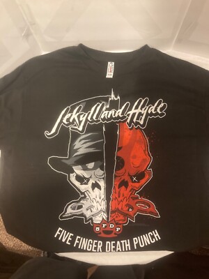 Five Finger Death Punch Jekyll and Hyde Rock Official T-Shirt Mens Medium