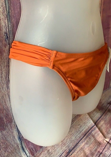 dark orange swimsuit