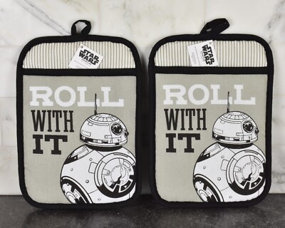 Star Wars BB-8 Roll With It Oven Mitts/Pot Holders-Set of 2
