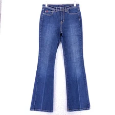 Jeanstar Jeans Women Size 4 Blue Denim Straight Stretch Mid Rise Cotton VTG Pant