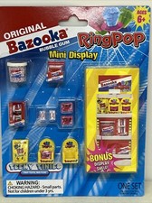 Teeny Tinies Ring Pop Bazooka Gum Miniature Mini Doll Pretend Food Candy NEW
