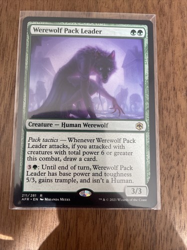 Werewolf Pack Leader- MTG - Adventures in the Forgotten Realms - Foto 1 di 1