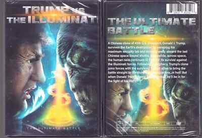 TRUMP vs THE ILLUMINATI The Ultimate Battle *Sealed* DVD Donald Trump Clone