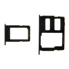 SIM Micro SD Card Tray Set for Samsung Galaxy J7 Max G615/2017 Black