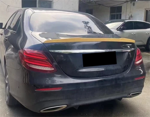 Rear Spoiler Fit 2016-2022 Mercedes Benz E-Class W213 Unpainted M4 Style - Picture 1 of 5