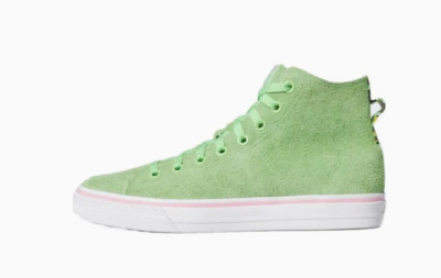 Adidas Na-Kel Smith Nizza Hi RF Sneakers Spring Green Pins EF1032 Multiple Sizes
