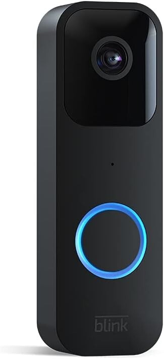 Blink Video Doorbell (newest model), Two-way audio, HD video, motion and chime