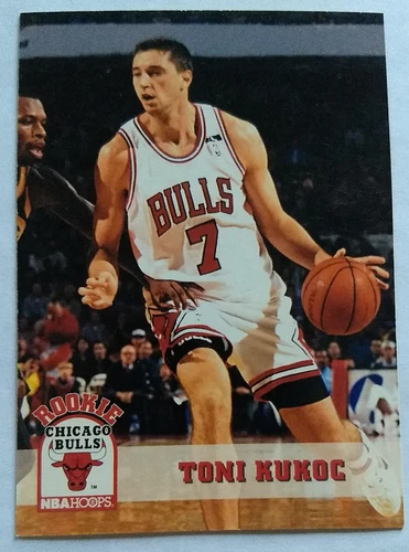 TONI KUKOC, 1993-94 SKYBOX ROOKIE CARD #313, BULLS