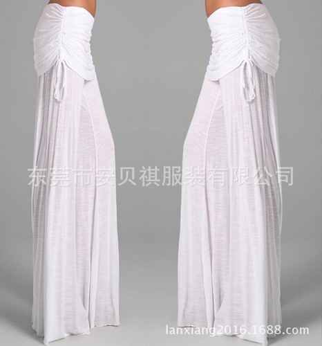 New hot selling loose flared pants, popular wide leg long pants for women - Picture 18 of 31