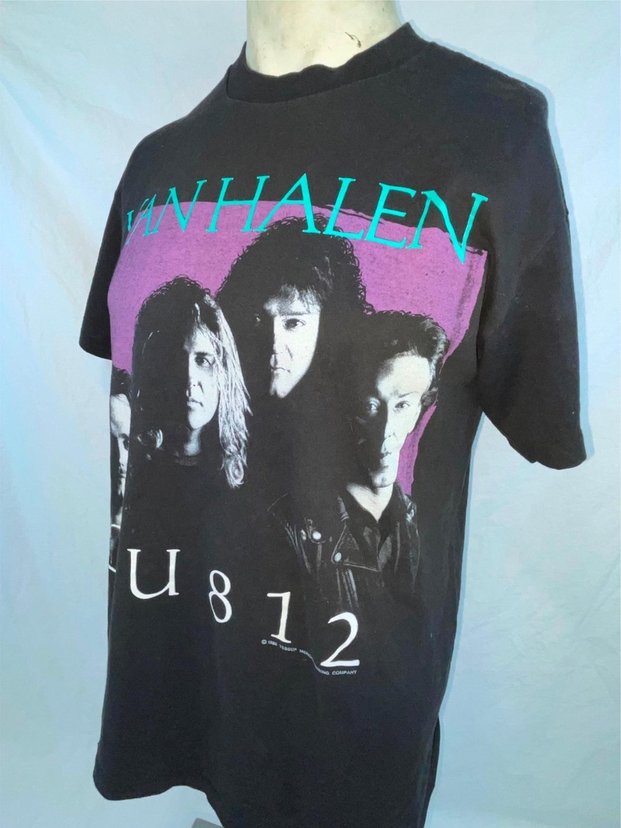 VTG 80S VAN HALEN OU812 DAVID LEE ROTH ROCK TOUR CONCERT BAND