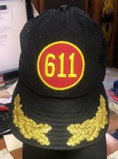 Vintage Norfolk  Western 611 Railroad Patch Snapback Trucker Hat Black Cap W