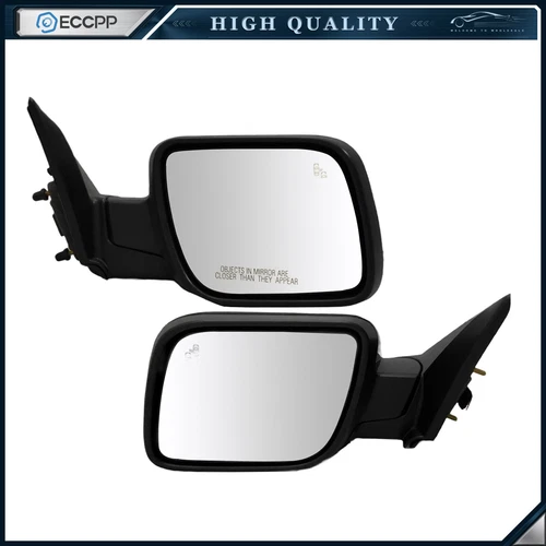 Pair Power Mirrors For 16-19 Ford Explorer Left Right Side Heated Signal Light