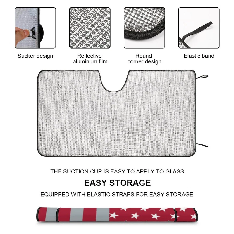 Atlanta Falcons Car Windshield Sunshade Car Front Window Windshield Protection