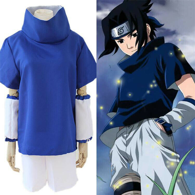 Cosplay Fantasia Halloween de Sasuke Naruto Uchiha Halloween