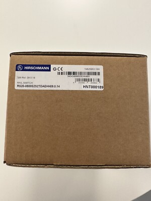 Hirschmann rs20 rail switch Fiber RS20-0800S2S2TDAEHH09.0.14 New In Box