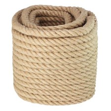 Manila Rope 1/2 Inch x 100 Feet Twisted Manila Rope Thick Rope for Landscapin...