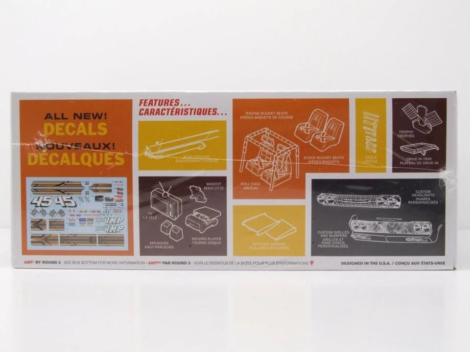 Chevrolet Impala Ss 1963 Modellino Auto Kit Costruzione Plastica 1:25 AMT - Immagine 3 di 3