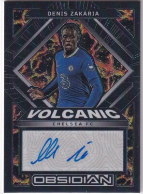 Panini Obsidian PL 2022-23 VS-DZK Denis Zakaria Volcanic Auto 141/199