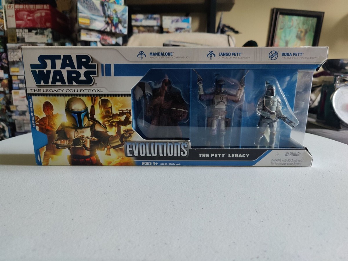 Star Wars Evolutions The Fett Legacy Action Figure 3-Pack Set | eBay