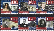 2006 Isle of Man Sg 1302/1307 Manx Links with Washington MNH