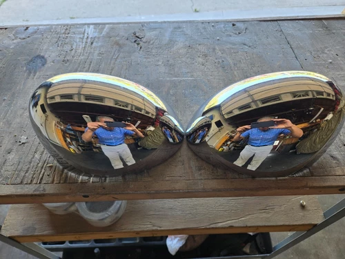 OEM Mini 2009 R56 Cooper POWER FOLD Mirror Covers CHROME