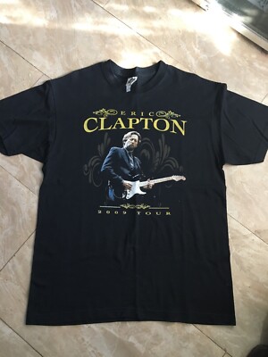 CLAPTON WINWOOD 2009 ツアーTシャツ Eric Clapton Steve Winwood 2009 Tour Mens T shirt Black Size L | eBay