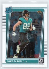 Luke Farrell - 2021 Donruss Optic - Rated Rookie #287 - Jacksonville Jaguars
