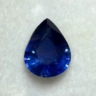 Blue Sapphire Gemstone Natural 1.02 Carat Loose Pear Shaped Gem Genuine 7x6mm