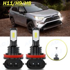 6000K H8 H11 LED Headlight Bulbs Kit for 2013-2020 2021 Toyota RAV4 Fog Lighs