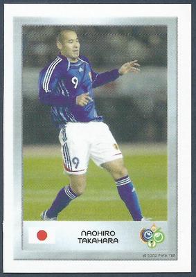 PANINI FIFA WORLD CUP - GERMANY 2006 - MINI SERIES - #110 - JAPAN - NAOHIRO TAKAHARA