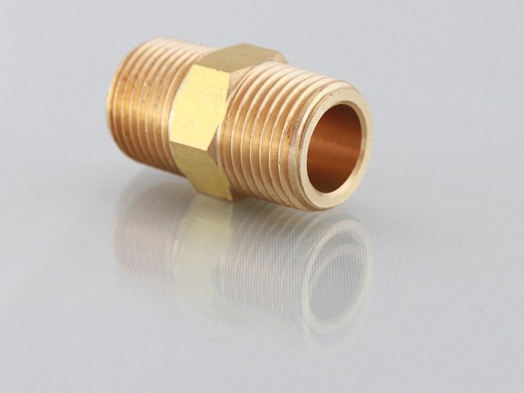1/4"" NPT Male to 1/8"" NPT Brass Male Adaptor Nipple for Air Water etc, American