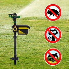 Animal Repellent Sprinkler Solar Scarecrow Motion Activated Water Sprinkler New