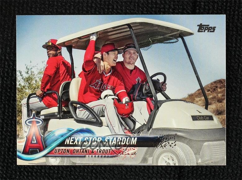 2018 Topps Update Justin Upton Shohei Ohtani Mike Trout #US158 Rookie RC