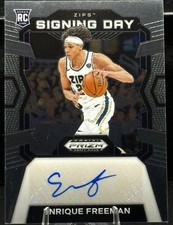 Enrique Freeman 2024 Panini Prizm Draft Picks Signing Day Auto #SD-FRE (RC)