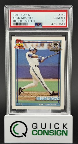 1991 Fred McGriff #140