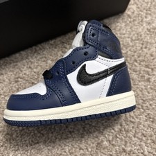 Brand New Size 3c Jordan 1 Retro High OG TD FD1413 401 Midnight Navy