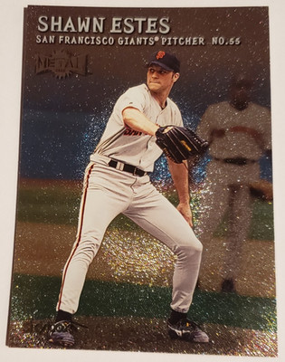 2000 Skybox Metal #191 Shawn Estes P San Francisco Giants NO. 55     *40% off 2+