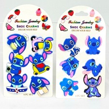 BLUE ALIEN SHOE CHARMS Set 12PC Cartoon Fits Crocs Cute Fun 1 NWT