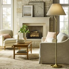 Brass Metal Stem Floor Lamp - Threshold designed with Studio McGee