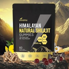 Pure Himalayan Shilajit Ultimate Gummies with 60 Count (Pack of 1 )