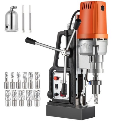 MD50 Magnetic Drill Press 2'' Electric Mag Drill 2900lb/13000N with 13HSS Bits