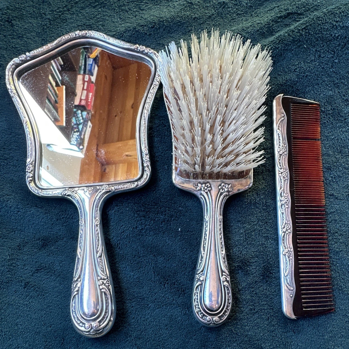 Gorham Antique US Sterling Silver Brushes & Grooming Sets for sale