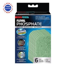 Filter Canister Media Fluval 307 407 Phosphate Remover Pad 6 Pack Aquarium Breed