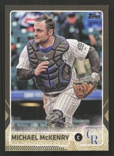 2015 Topps Update Michael McKenry Gold #/2015 SN #US239 Card