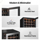 Ca'Lefort Hold 20 Bottles Mini Wine Cooler Fridge For Red/White Wine Home,Bar — photo 8