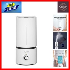 Whisper-Quiet 1.7L Ultrasonic Humidifier with Auto Shut Off & Water Level Window