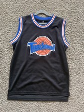 Classic Vintage Space Jam Tune Squad Youth Jersey Bugs Bunny Size Medium Black