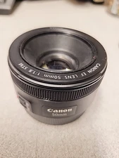 Canon Lens EF 50 mm 1:1.8 II FOR PARTS SOLD AS IS
