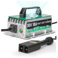 36 Volt Golf Cart Battery Charger for TXT EZGO, 18AMP 36V Golf Cart Charger